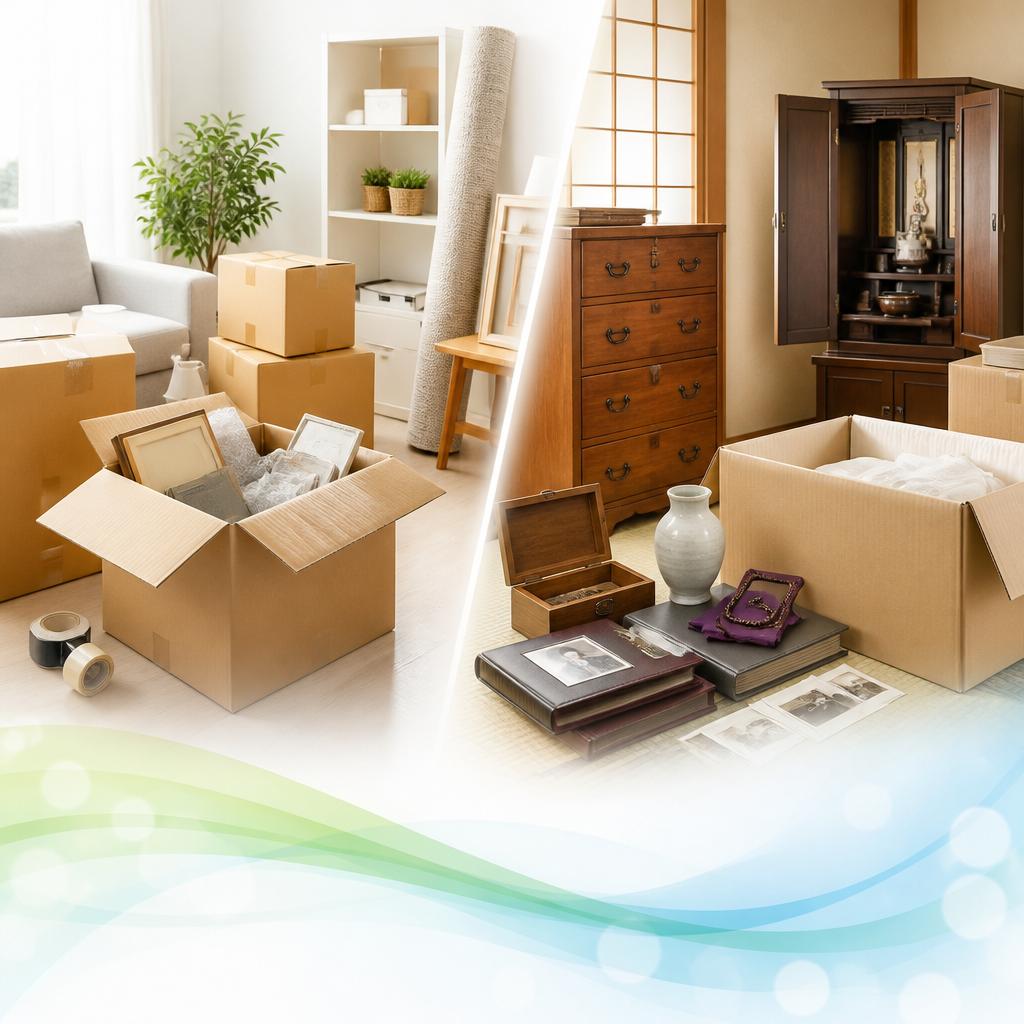 引っ越しの際の不用品回収と遺品整理をトータルサポート！