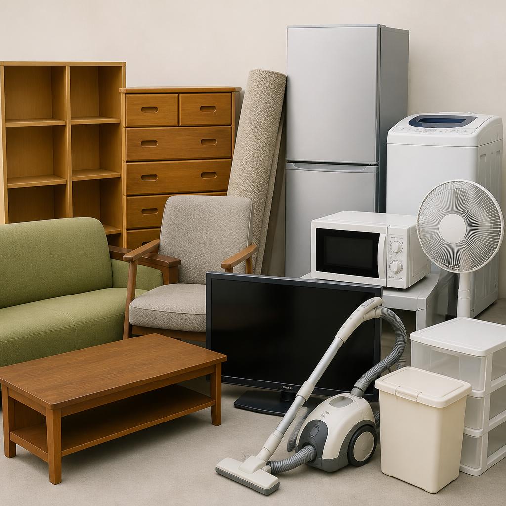 不用品回収サービスも充実