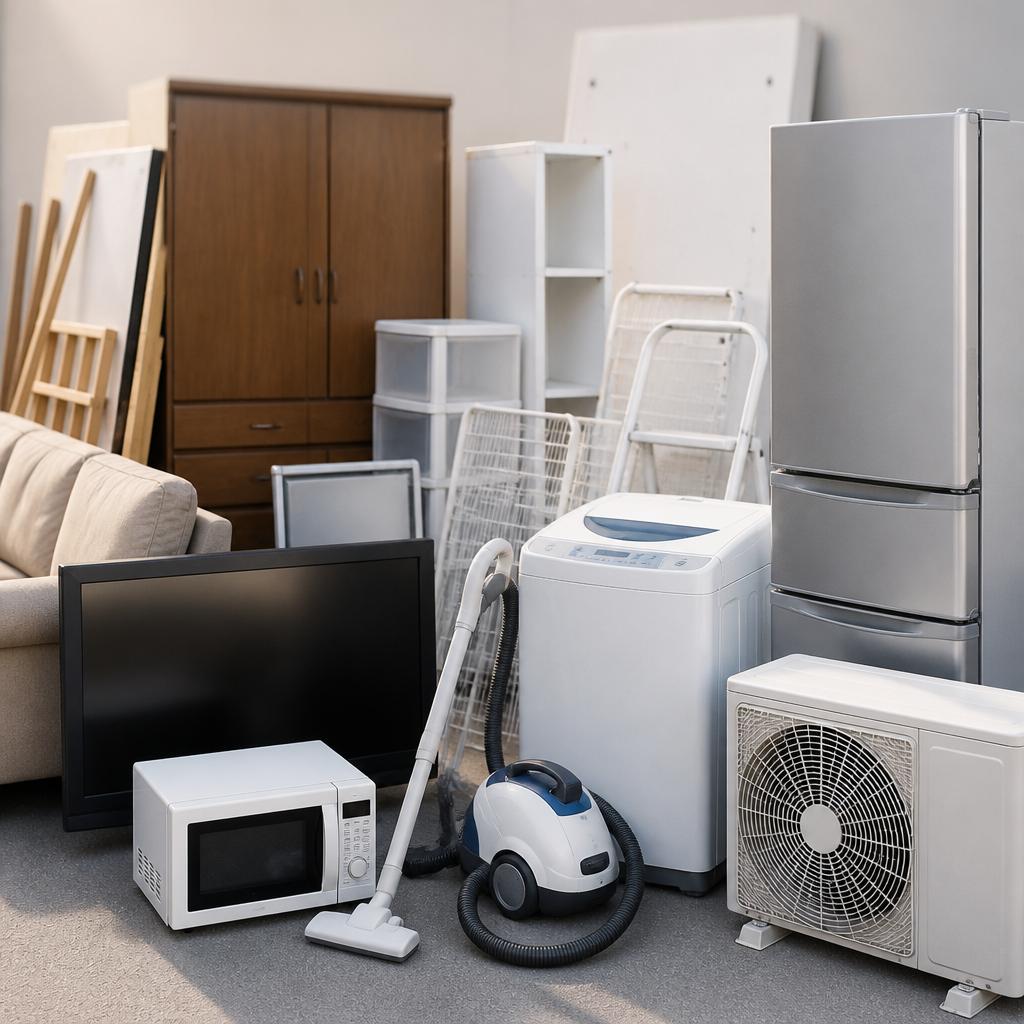 他の家電や不用品もまとめてお任せ！