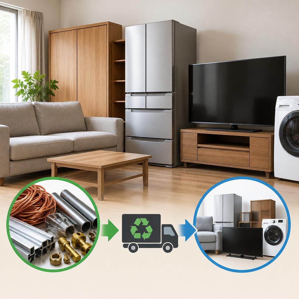 家具処分も家電の片付けもまとめて相談。手間を減らす不用品回収