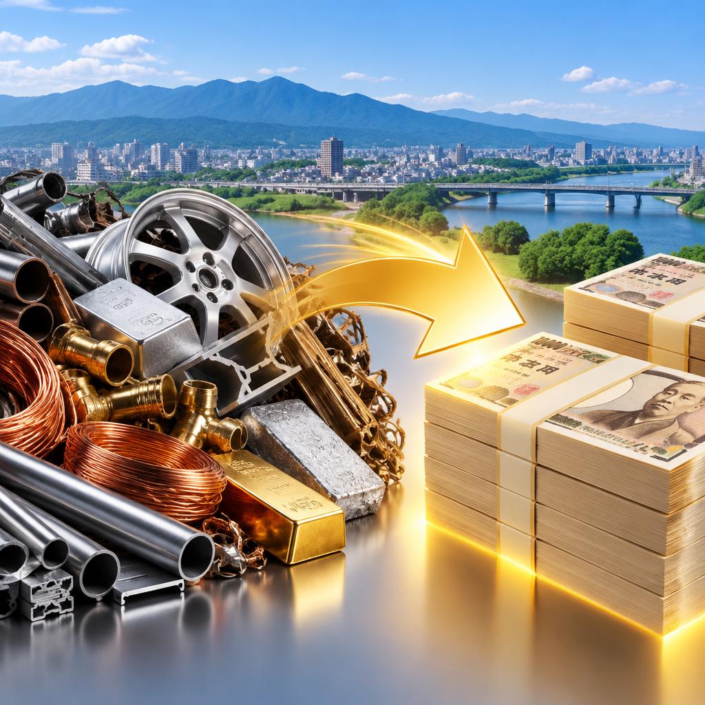 眠っている金属が、今日の現金に。厚木市から、スピーディーな即金買取！