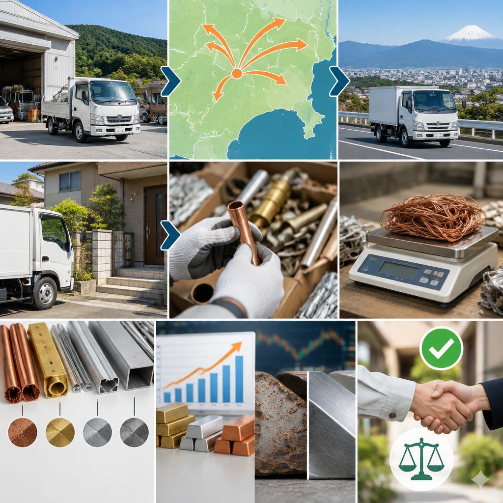 無料査定で納得の取引。厚木市から神奈川県内へ訪問