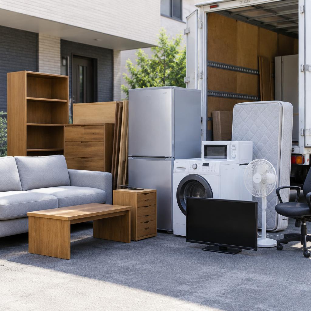 家具・家電などの不用品回収も、現場に合わせて柔軟に