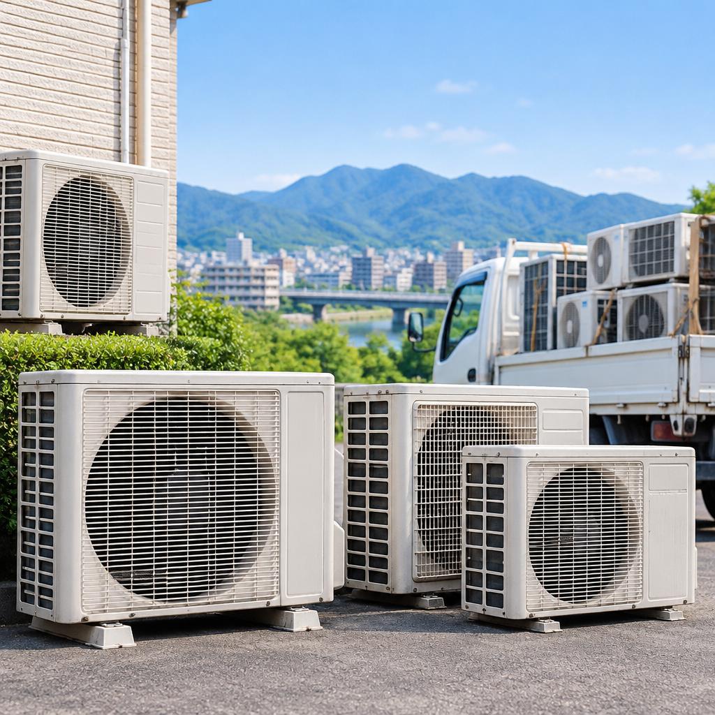 神奈川県厚木市で室外機買取中！そのエアコン室外機、無料査定で即日現金化しませんか？